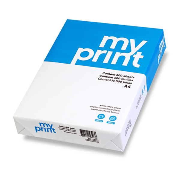 PAPEL FOTOCOPIDADORA - MY PRINT A4 - 500 HOJAS  BLANCO